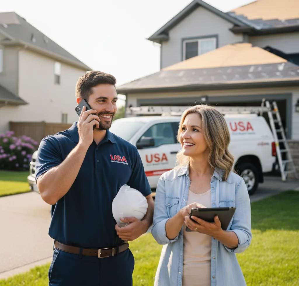 USA Roof Repair Experts customer support in Perryopolis